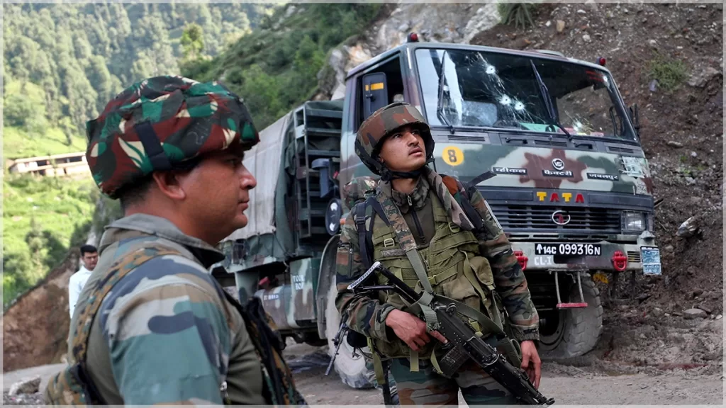 Terrorist Attack on Army Vehicle in Jammu and Kashmir: 3 Soldiers Injured